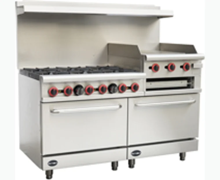 24" cucina a gas con 4 fuochi e forno, modello GR-24