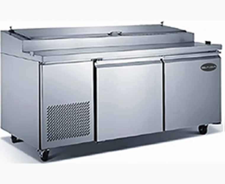 tavolo refrigerato per preparazione pizza a una porta con vaschette, modello SPP-44-6